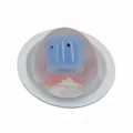 Palla d'acqua trasparente antistress con un simpatico personaggio blu all'interno - Polpo