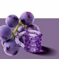 Giocattolo fidget Tangle viola trasparente effetto ghiaccio per alleviare lo stress - Stile Gemma Trasparente / Confezione OPP / Patata Dolce Viola
