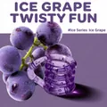 Jouet fidget Tangle violet transparent texture glace pour soulager le stress - Cristal Transparent Violet Vient de l'Est