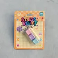 Portachiavi giocattolo fidget a 3 tasti per tastiera meccanica colorata per alleviare lo stress - Stile a 3 Tasti / Senza Luci / Colore macaron