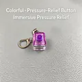 Translucent purple mechanical switch keychain fidget toy for stress relief and fun - No Light / Purple