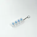 4-key mechanical keyboard switch tester keychain fidget toy with clear acrylic base - Without Lights / Linear Transparent Four Key