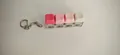 Mechanischer 4-Tasten-Schalter-Tester Schlüsselanhänger Zappelspielzeug in Rosa - 4-Tasten-Layout / Ohne Licht / Verlauf Rosa Serie