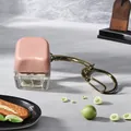 Pink macaron mechanical keycap fidget toy keychain with luminous LED light function - Macaron Bagged 1-Key