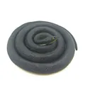 Realistic black coiled snake toy model made of soft rubber material. - 140cm Thick Snake / Black Cyan