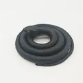 Realistic coiled black rubber snake toy model for prank props and garden protection - 80cm Field Snake / Black (White and Black)