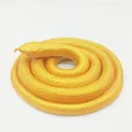 Realistic yellow toy snake model made of soft rubber material for children prank props - 120cm Golden Field Snake / Gold