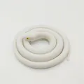 Realistic white soft rubber toy snake model for pranks animal education and garden decor - 80cm Field Snake / Pure White