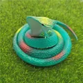Realistic teal green toy cobra snake made of soft rubber for kids' pranks and play. - 70cm Cobra / Dark Green
