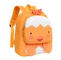 Linda mochila naranja con diseño de pollito para niños pequeños y preescolares - Pollito Amarillo