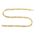 18k vergoldete 304 Edelstahl Figaro NK-Kette Halskette für Damen und Herren - 9.5MM-60CM / Gold