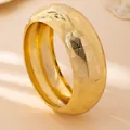 Modern minimalist gold wide bangle bracelet with textured geometric hatched pattern finish - Geometric Twill Style (S16-4-03-3) / Gold