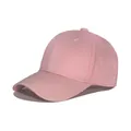 Classic high-quality pink cotton kids baseball cap with adjustable strap and curved brim - 52-54cm / Pink
