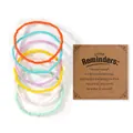 Ensemble de bracelets en perles colorés faits à main avec une carte cadeau inspirante - Lot de 6 (Carte LITTLE Reminders)