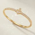 Luxury gold-plated hinged bangle featuring sparkling zircon pave for weddings and galas - Gold European Style Zirconia Bangles BS-J5662G