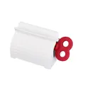Manual toothpaste squeezer roller for facial cleanser and cream tubes - OPP Bag / Red