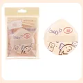 Cute bear pattern makeup puff marshmallow sponge for smooth foundation application - Shield Shape (Style B)