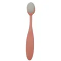 Pinceau de fond de teint ovale rose style brosse à dents avec manche flexible - Rose