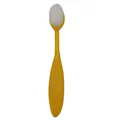 Pinceau fond de teint jaune style brosse à dents avec manche flexible pour BB crème - Jaune