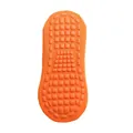 Chaussettes de trampoline antidérapantes pour enfants en orange avec picots silicone - Tout-petit (1-5 Ans) / Rouge Orangé