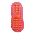 Chaussettes de yoga antidérapantes roses pour enfants avec coussinets en silicone orange - Tout-petit (1-5 Ans) / Rose rouge