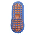 Chaussettes de trampoline bleues antidérapantes pour enfants avec picots orange - Tout-petit (1-5 Ans) / Bleu Moyen