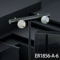 Premium gold-plated copper earrings featuring round iridescent semi-precious stones SKU ER1856 - Flashy Gray Stone Stud