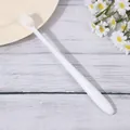 Minimalist ultra-fine soft bristle toothbrush for gum protection in elegant white - Wave Head / OPP Bag / White
