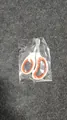 Professionele oranje-witte nagelknipper met veiligheidsgat voor katten en honden - Enkel Gat / Oranje en Wit