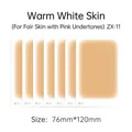 Warm fair skin tone scar and tattoo concealer patches, model ZX-11, size 76x120mm, 7 pcs - 120*76mm / ZX-11 Warm White Tone