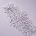 Exquisite handmade silver vine bridal headband with clear crystal beads for wedding hair - Party Versatile Headband HS-J6726S