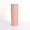 Rose gold matte 20oz skinny tumbler made of 304 stainless steel for DIY sublimation - 20oz / Light Pink Matte