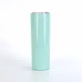 Μοντέρνο πράσινο 20oz ανοξείδωτο ίσιο ποτήρι για DIY εξάχνωση και δημιουργικές κατασκευές - 20oz / Σμαραγδί γυαλιστερό