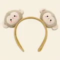 Serre-tête adorable en peluche singe pour fêtes amusantes et photos créatives - Singe