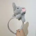 Cute grey plush elephant headband accessory for kids and adults creative photo prop - Elephant Plush Toy