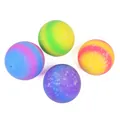 Set di quattro palline antistress arcobaleno galassia per bambini e adulti relax gioco - Palla di Farina Cielo Stellato