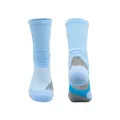 Professional thickened towel bottom basketball crew socks in light blue for men and boys - Ycia3370 Light Blue / One Size