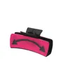 Pince à cheveux style Western en cuir rose vif avec motif de flèche noire femme - Style Flèche Bidirectionnelle Rose Vif (90166)