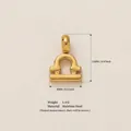 Premium stainless steel Libra zodiac pendant in golden finish for DIY jewelry making - Libra Zodiac Pendant