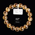 12mm natuurlijk gouden citrien kralenarmband met een hoogwaardige kristaltextuur - 12mm Ronde Kraal Stijl (02#) / 6A Intense Gouden Citrien