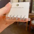 Minimalistische zilveren oorringen in Koreaanse stijl met hart- en kruishangers - Zilveren Kruis Hart Stijl
