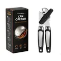 Professionele 3-in-1 handmatige blikopener met ergonomische grip en zwarte geschenkverpakking - Type 2 (Kleurdoosverpakking)