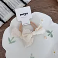 6 - Elastici per capelli con fiocco in organza