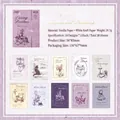 Vintage embossed specialty paper memo pads for scrapbooking and creative journaling - Dwelling Dream Weaving (Line Scenery) / 30 Sheets