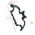 Gothic black metallic bat hair claw clip for punk Halloween party hair styling accessory - Bat Style 2
