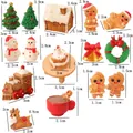 Complete miniature Christmas dollhouse accessories set with dimensions and weight info - 16-Piece Christmas Set (Boxed)