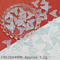 Détail de pendentifs en queue de sirène 19x20x4mm pour la création de bijoux DIY. - Queue de poisson bleu clair
