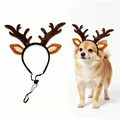 Cute reindeer antler headband with ears for pets and Christmas dress-up - Fox