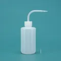 250ml plastic wash bottle with curved nozzle and scale for laboratory or plants - 250ml (with Stopper) / Translucent
