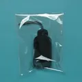 Professional black plastic squeeze wash bottle with curved nozzle for succulent gardening - 150ml (Individually Wrapped) / Black